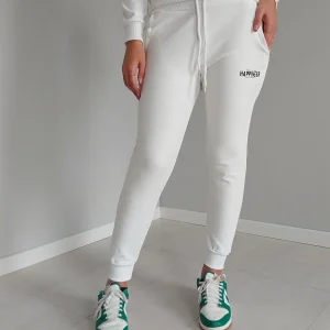 Pantaloni Joggers Bianchi Heppiness