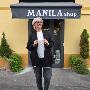 Cardigan in viscosa lungo