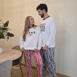 Pigiama BEATLES caldo cotone uomo Gisela