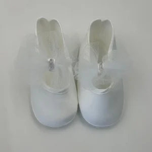 scarpina cerimonia – bianco latte – melby