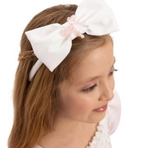 cerchietto – bianco – pamina