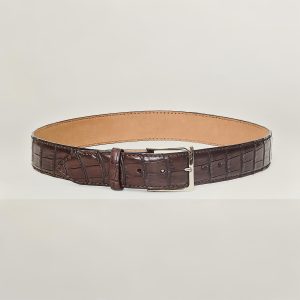 Fibbia Robin e cintura in coda di coccodrillo 40mm