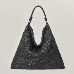 Capri – Borsa Shopper in pelle intrecciata “Groove”