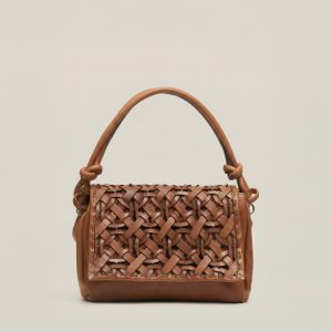 Isara – Borsa a spalla con intreccio “Ring”