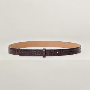 Cintura in coccodrillo americano 25mm