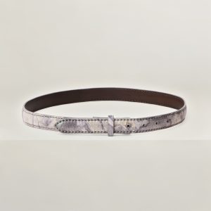 Cintura in camoscio metal tie-dye 25mm