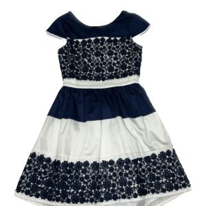 vestito – bianco/blu – boboli