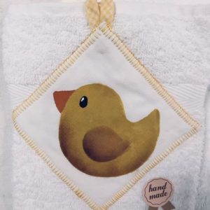 set asilo – bianco/giallo – sartoria