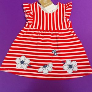 vestito – rosso/bianco – mayoral