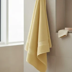 Asciugamano Telo Doccia 100X150 Ocra Aquilatex