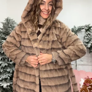 L’ecopelliccia tortora