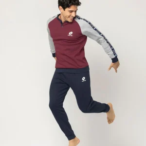 Pigiama Caldo Cotone Bordeaux Lotto LP2111
