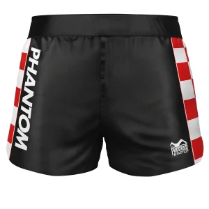 Fightshorts FUSION-R - Team Croatia - Schwarz