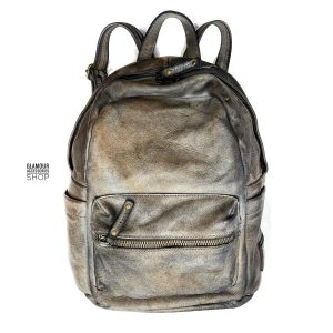 ZAINO uomo donna classico vera pelle vintage MADE IN ITALY artigianale