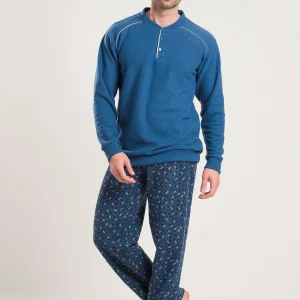 Pigiama Blu Punto Milano V60090 Gary