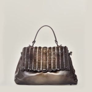 Mirage – Borsa a mano in pelle intrecciata