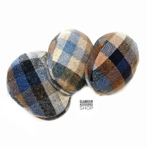 Cappello Coppola invernale uomo donna lana multicolor quadri MADE IN ITALY  Firenze