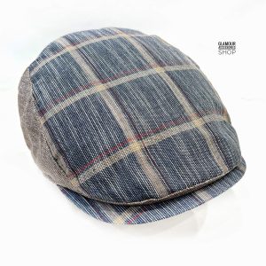 Cappello estivo Coppola cotone lino multicolor tartan inglese MADE IN ITALY Villy