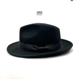 Cappello 100% lana  Fedora artigianale invernale uomo donna MADE IN ITALY MOOR