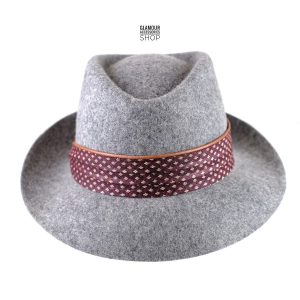 Cappello trilby invernale uomo donna made in Italy lana Detroit