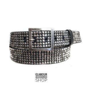 Cintura uomo donna vera pelle borchiata Hipster vintage motociclista  MADE IN ITALY Kyho