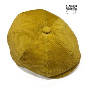 Coppola velluto invernale uomo donna MADE IN ITALY  8 spicchi irlandese JAKY 2