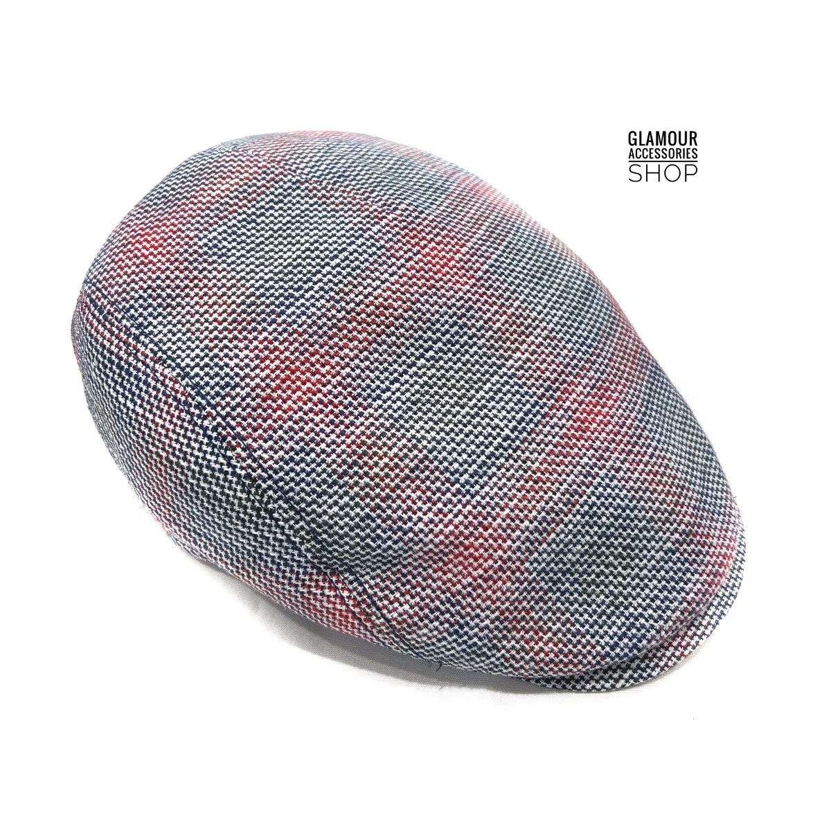 Cappello Coppola estiva uomo donna multicolor inglese MADE IN ITALY GOLFY - immagine 2