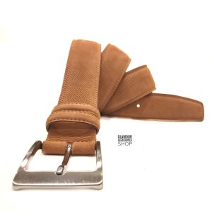 Cintura vera pelle NABOUK doppia cucitura MADE IN ITALY Courmayeur