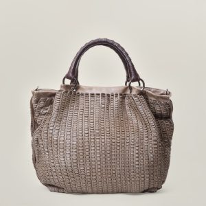 Cascade – Borsa a mano con pelle “Lune”