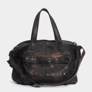 Velia – Borsa da Viaggio in pelle Caffè