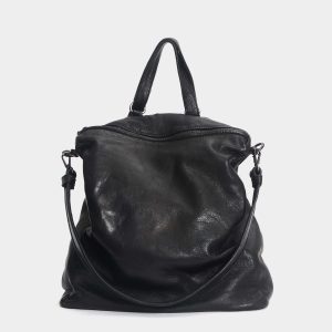 Orfea – Borsa a Zaino in pelle Nera