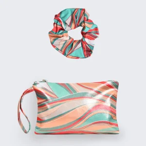 Set Scrunchie + Pochette "Deserto"