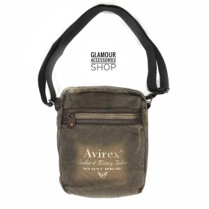 borsa Avirex tracolla in canvas e pelle CNV0H CROSSBODY L