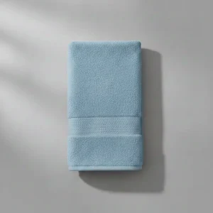 Asciugamani Viso 60X110 Azzurro Aquilatex