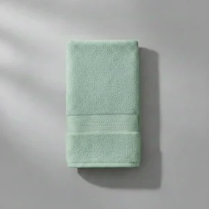 Asciugamani Viso 60X110 Verde Acqua Aquilatex