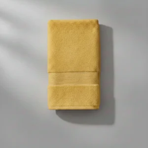 Asciugamani Viso 60X110 Ocra Aquilatex