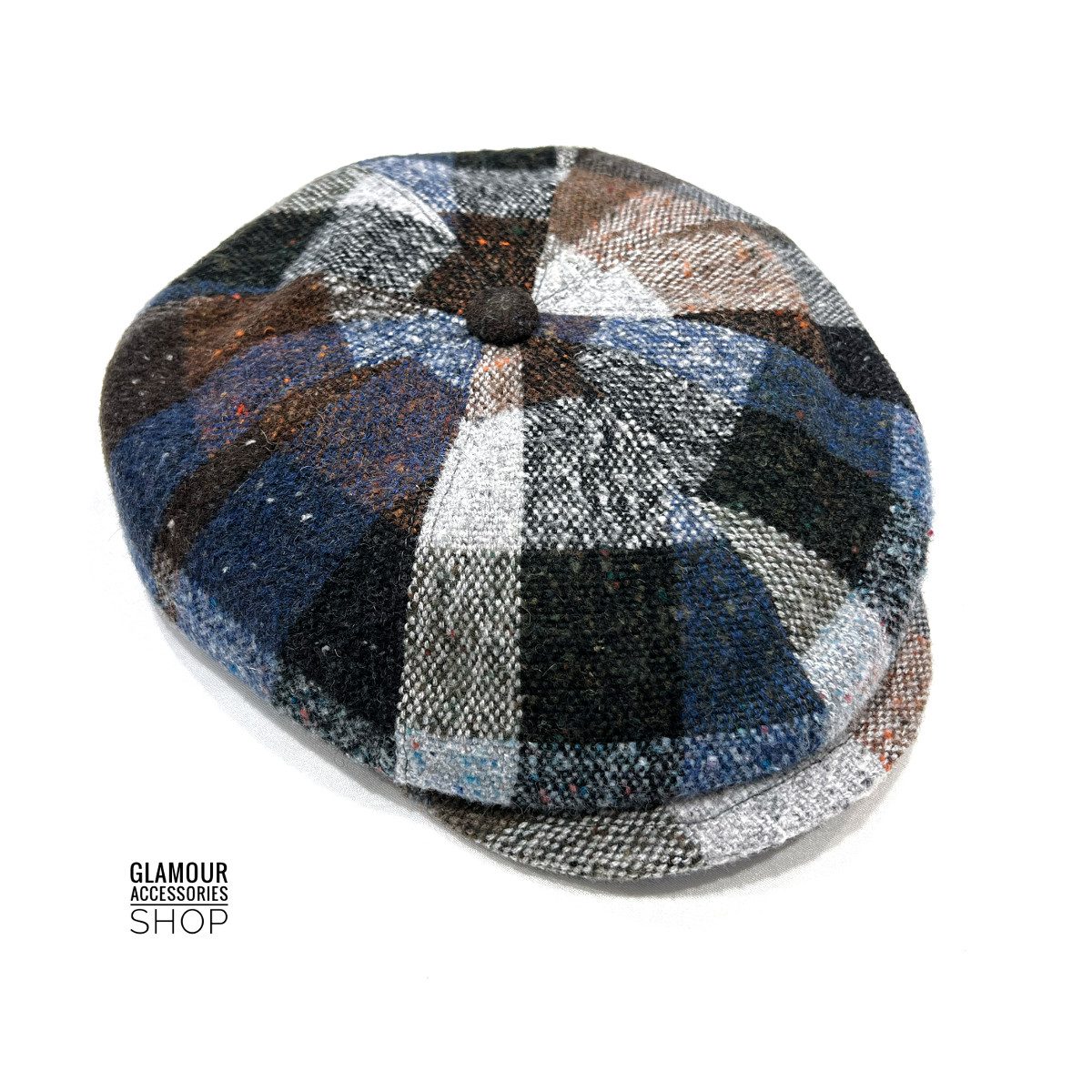 Coppola cappello invernale uomo donna 8 spicchi irlandese MADE IN ITALY multicolor MILANO - immagine 9