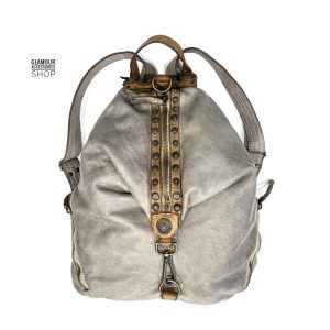 ZAINO donna borchiato ROCK vera pelle vintage MADE IN ITALY artigianale