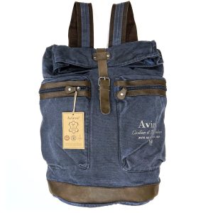 Zaino AVIREX in canvas e pelle CNV0B-500 BACKPACK