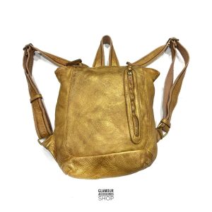 ZAINO uomo donna classico piccolo vera pelle vintage MADE IN ITALY artigianale ENDY