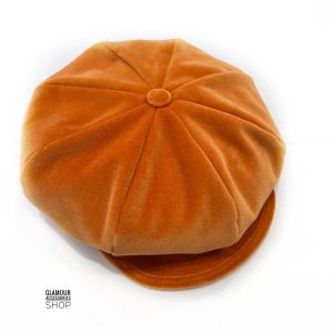 cappello berretto donna 8 spicchi invernale one size velluto made in Italy Cappellaccio